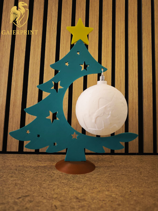 Personalisierter Weihnachtsbaum mit Kugel Limitiert zu Weihnachten