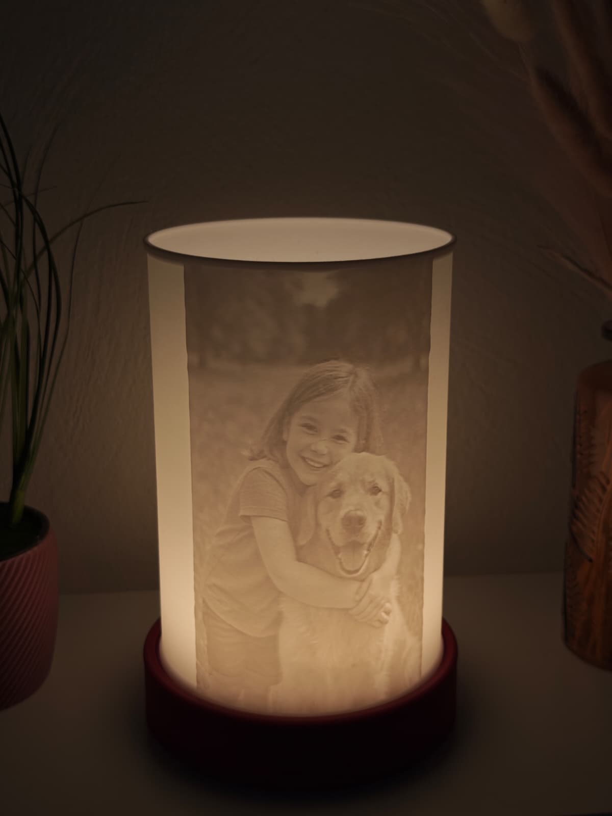 Personalisiertes Zylinder Licht