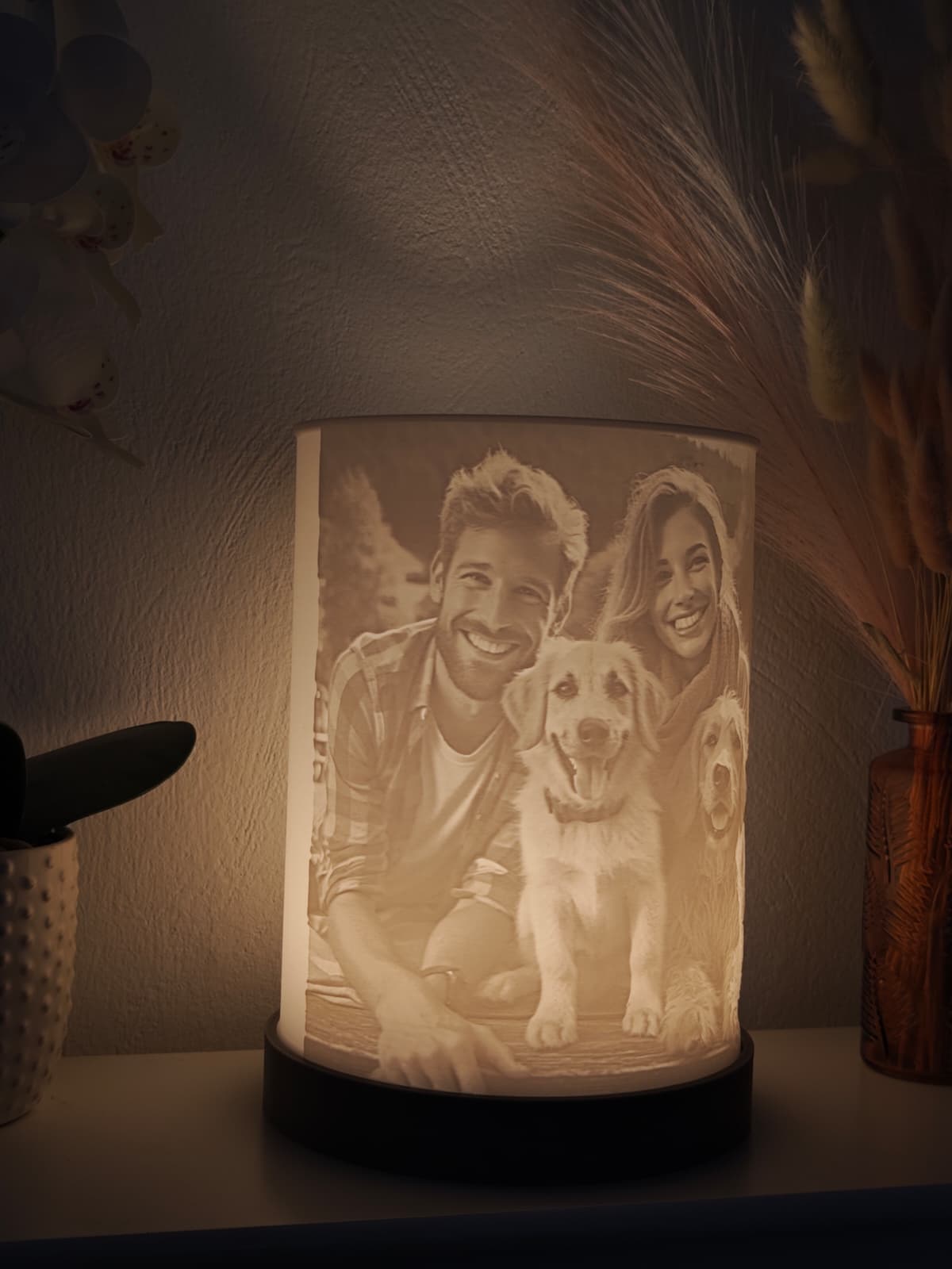 Personalisiertes Zylinder Licht